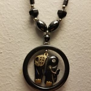 Unique elephant pendant necklace